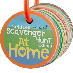Mollybee kids toddler scavenger hunt at home